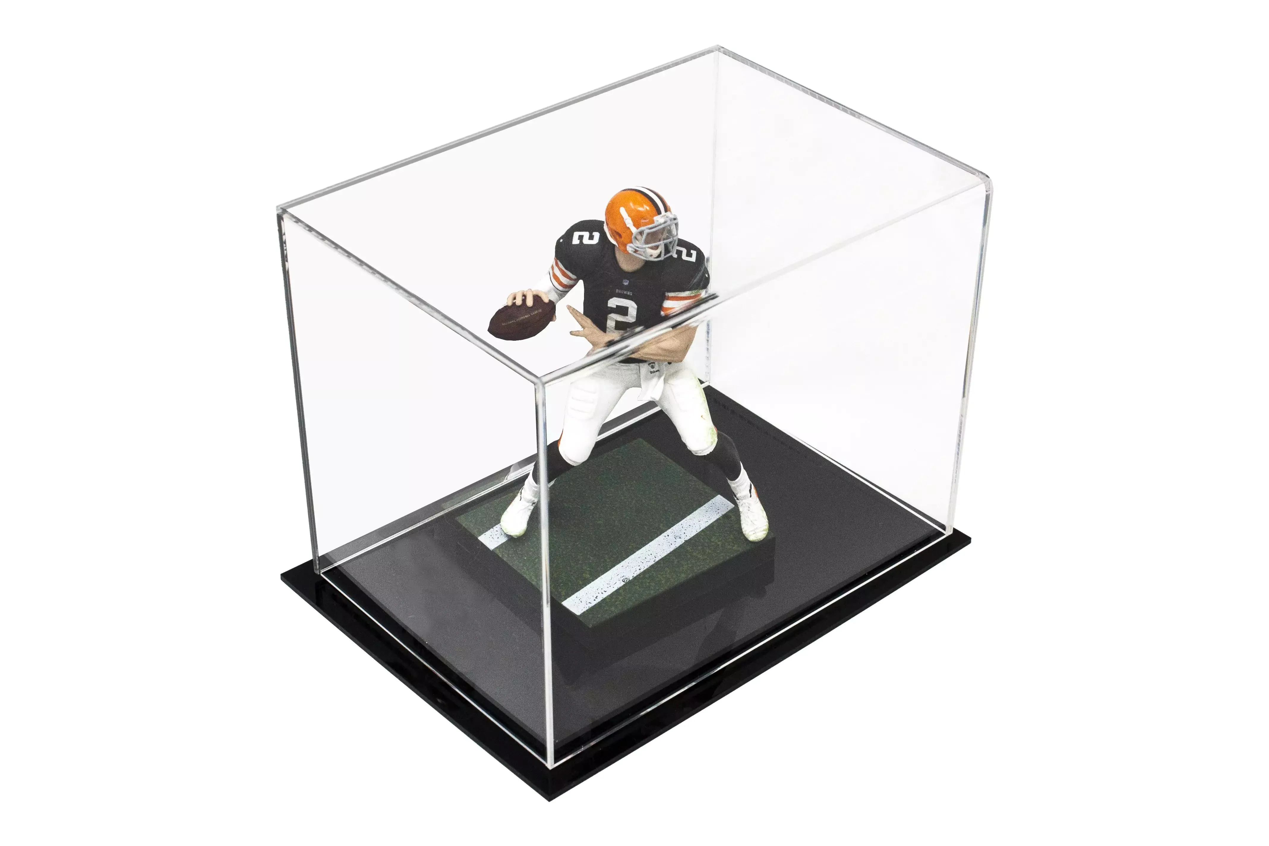 Versatile Acrylic Display Cases with Double Sheet Base with Clear Case