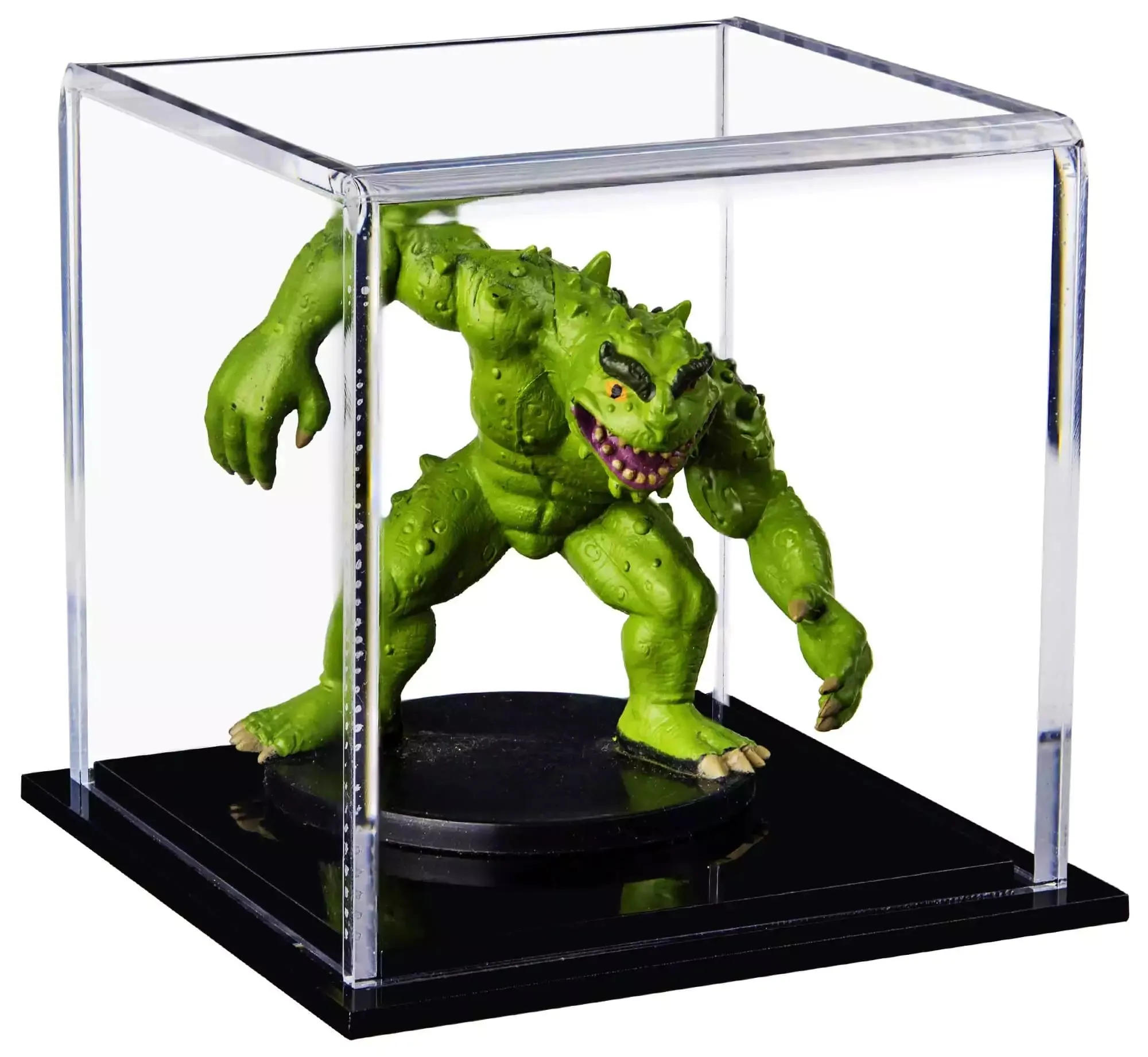 Versatile Acrylic Display Cases with Double Sheet Base with Clear Case