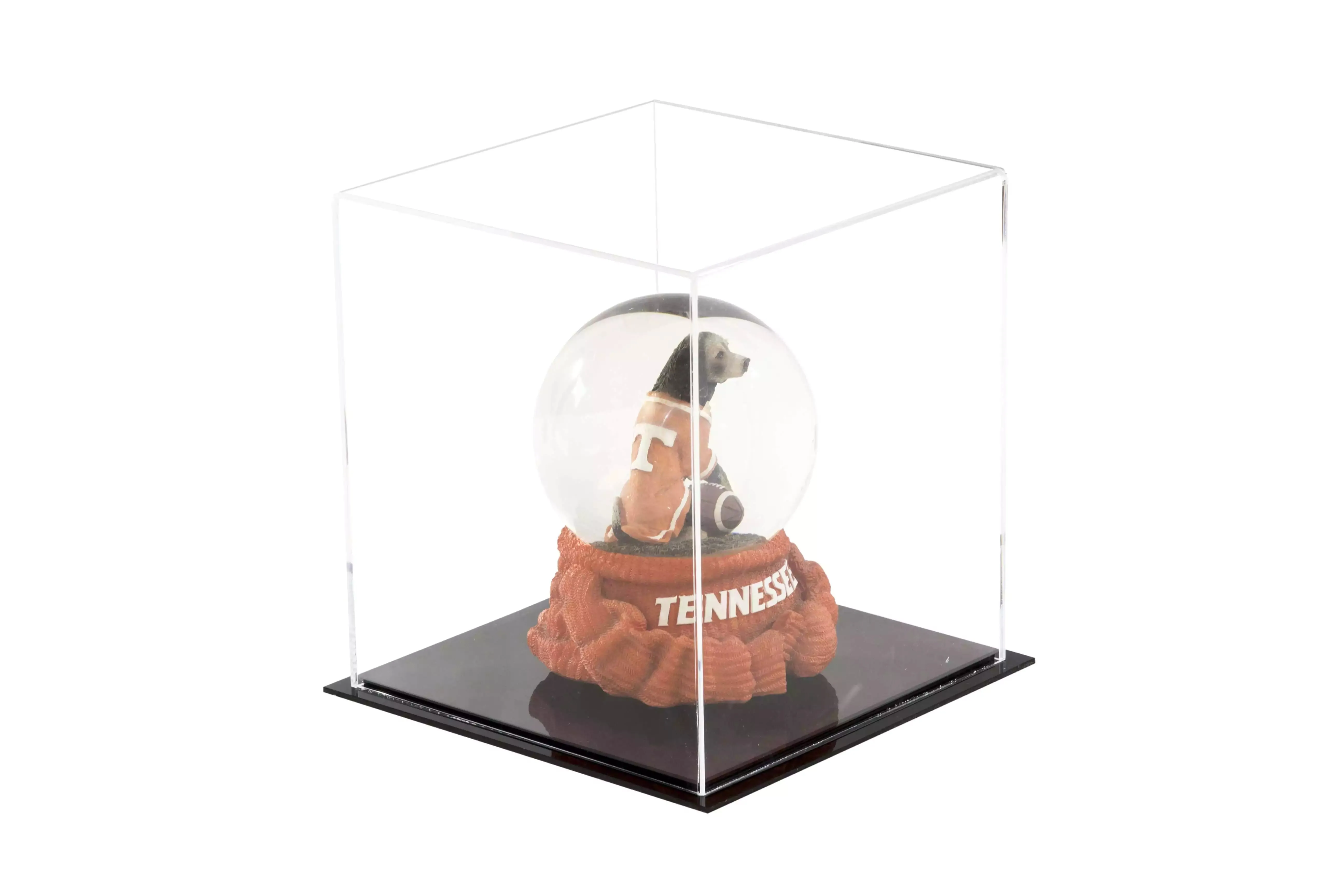 Versatile Acrylic Display Cases with Double Sheet Base with Clear Case