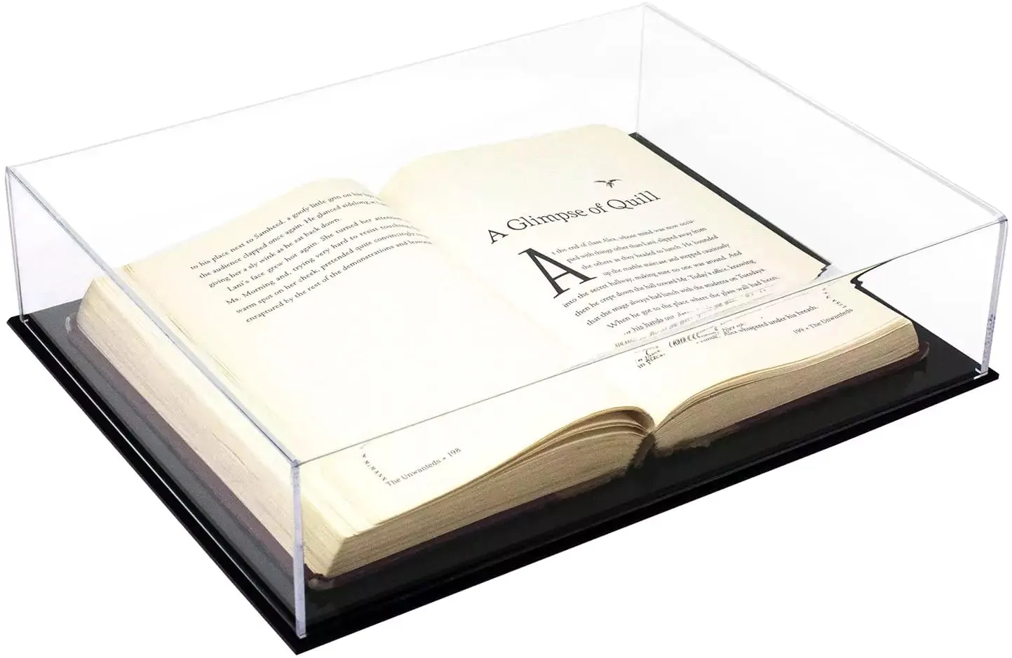 Versatile Acrylic Display Cases with Double Sheet Base with Clear Case