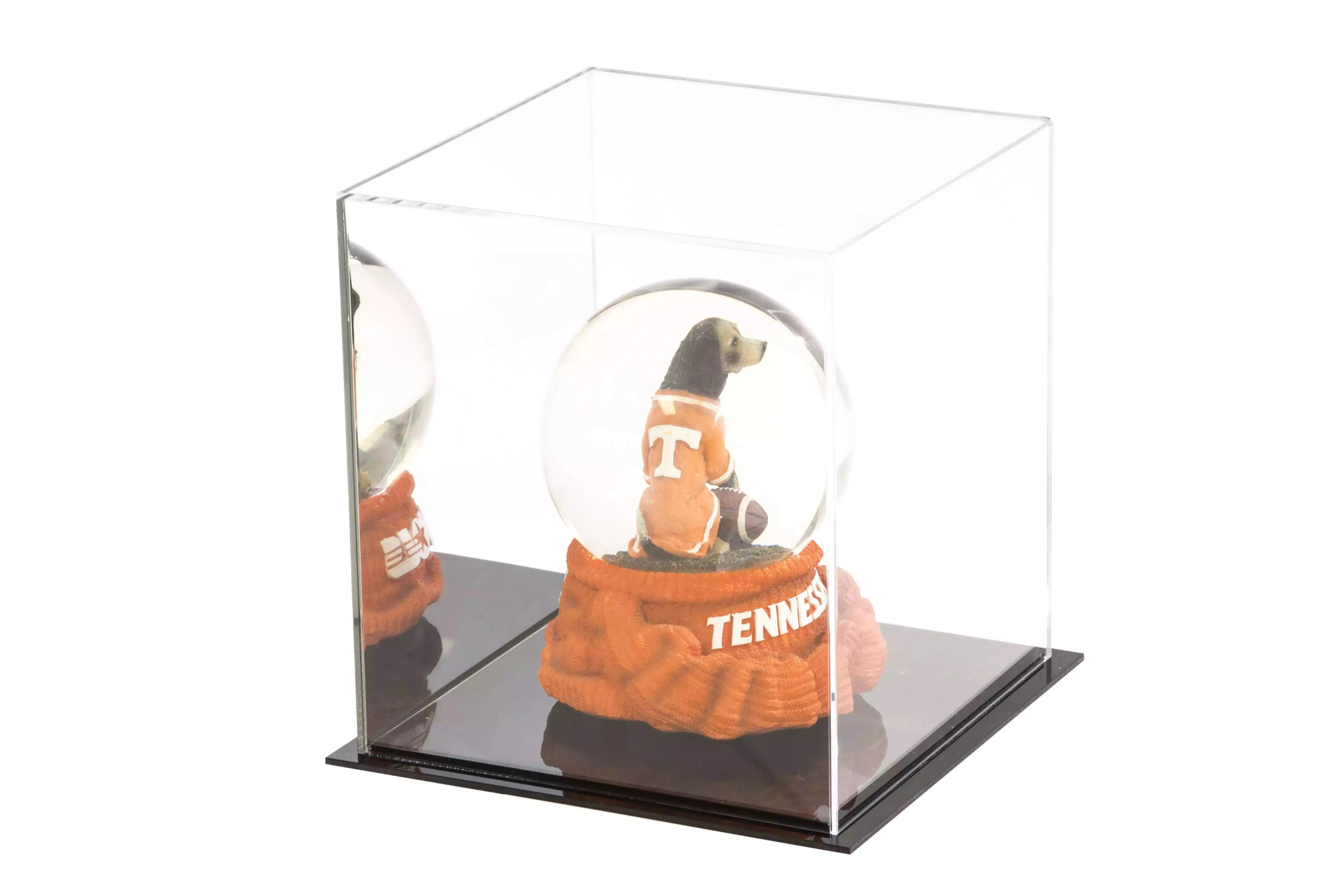 Versatile Acrylic Display Cases with Double Sheet Base with Clear Case