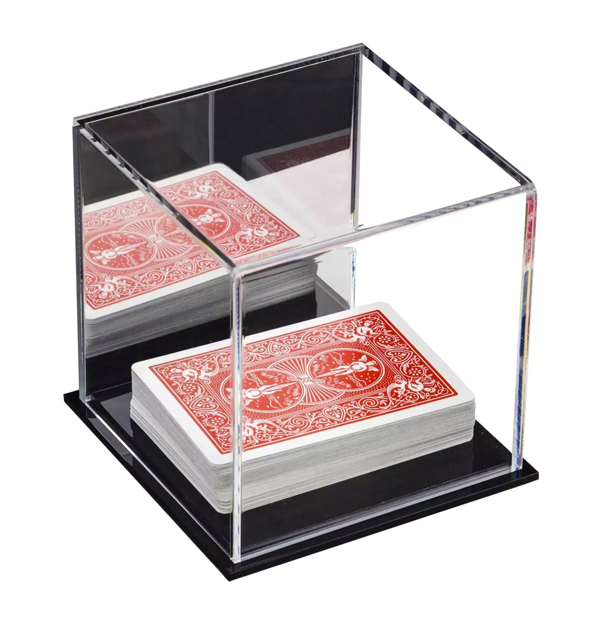 Versatile Acrylic Display Cases with Double Sheet Base with Clear Case