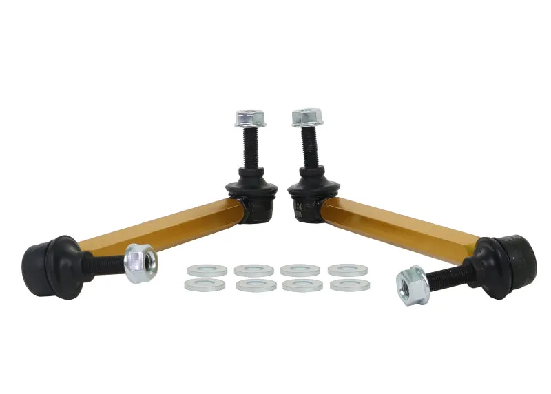 Whiteline Performance Front Adjustable End Link - Gold/Black - Ford Compact Car 2011-19 (Pair)