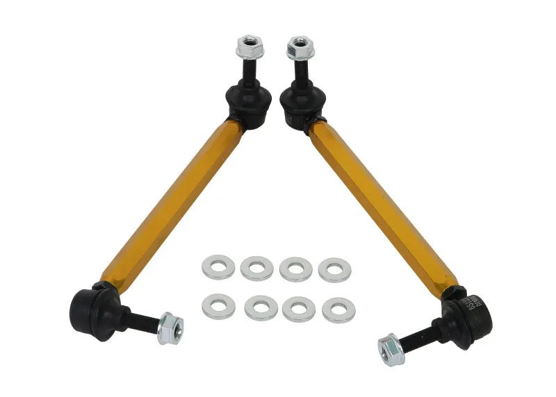 Whiteline Performance Front Adjustable End Link - Gold/Black - Ford Compact Car 2011-19 (Pair)