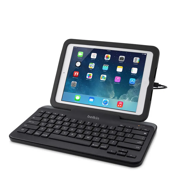 Wired iPad Keyboard with Stand (Lightning Connector)