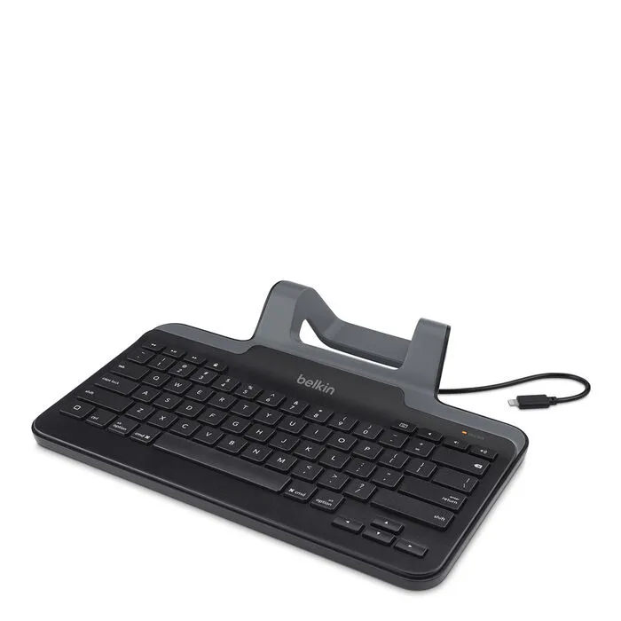 Wired iPad Keyboard with Stand (Lightning Connector)