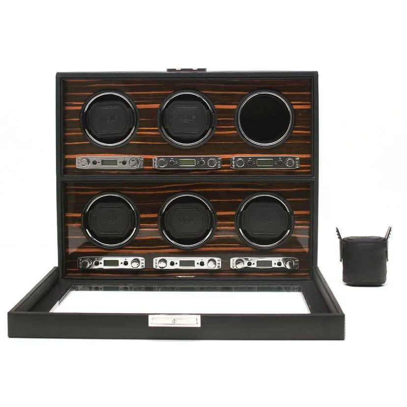 WOLF Roadster Sextuple Module Glass Cover Watch Winder