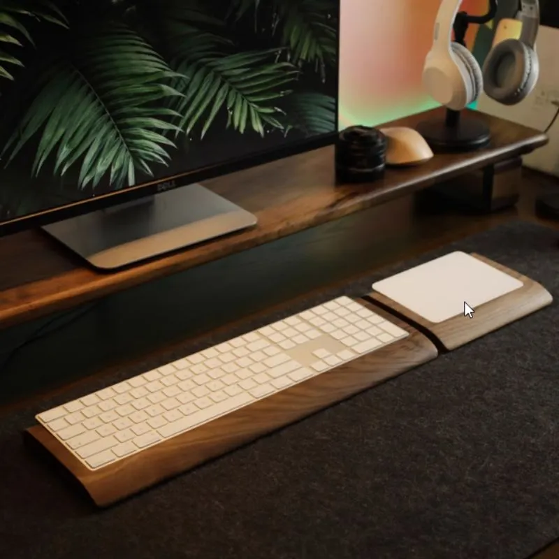 Wooden Tray for Magic Keyboard with Numeric Keypad