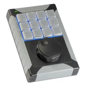 X-keys XK-12 Plus Jog and Shuttle Fully Programmable Keypad