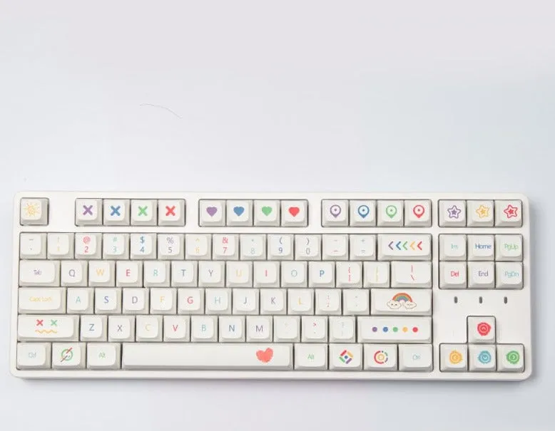 XDA Keycaps 127 Keys XDA Profile PBT