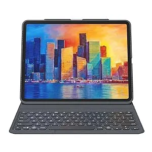 Zagg - Pro Keys Bluetooth Keyboard Case For Apple Ipad Pro 11 (2021 / 2020 / 2018) - Black And Gray