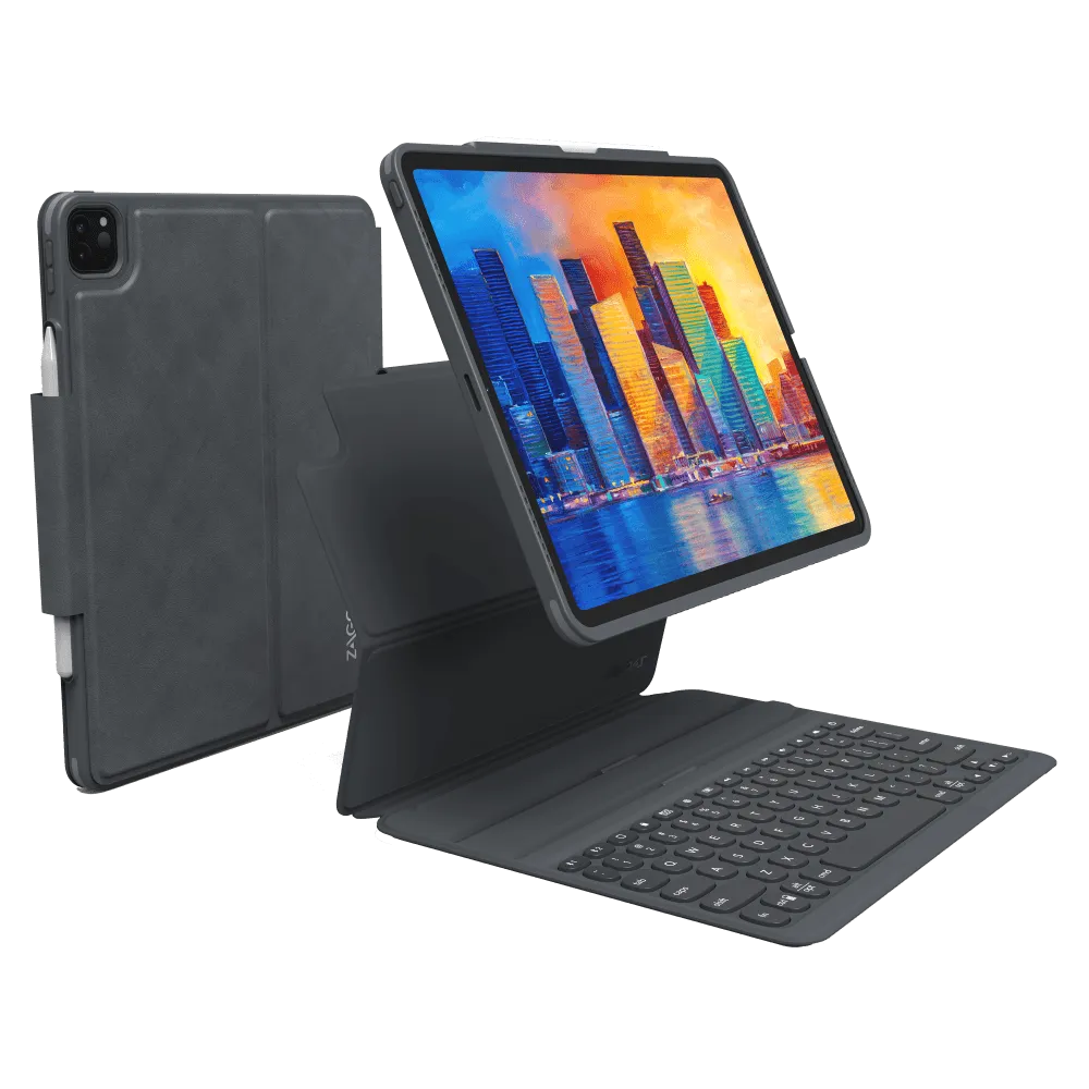 ZAGG Pro Keys Bluetooth Keyboard Case for Apple iPad Pro 12.9 (2021 / 2020 / 2018) by ZAGG