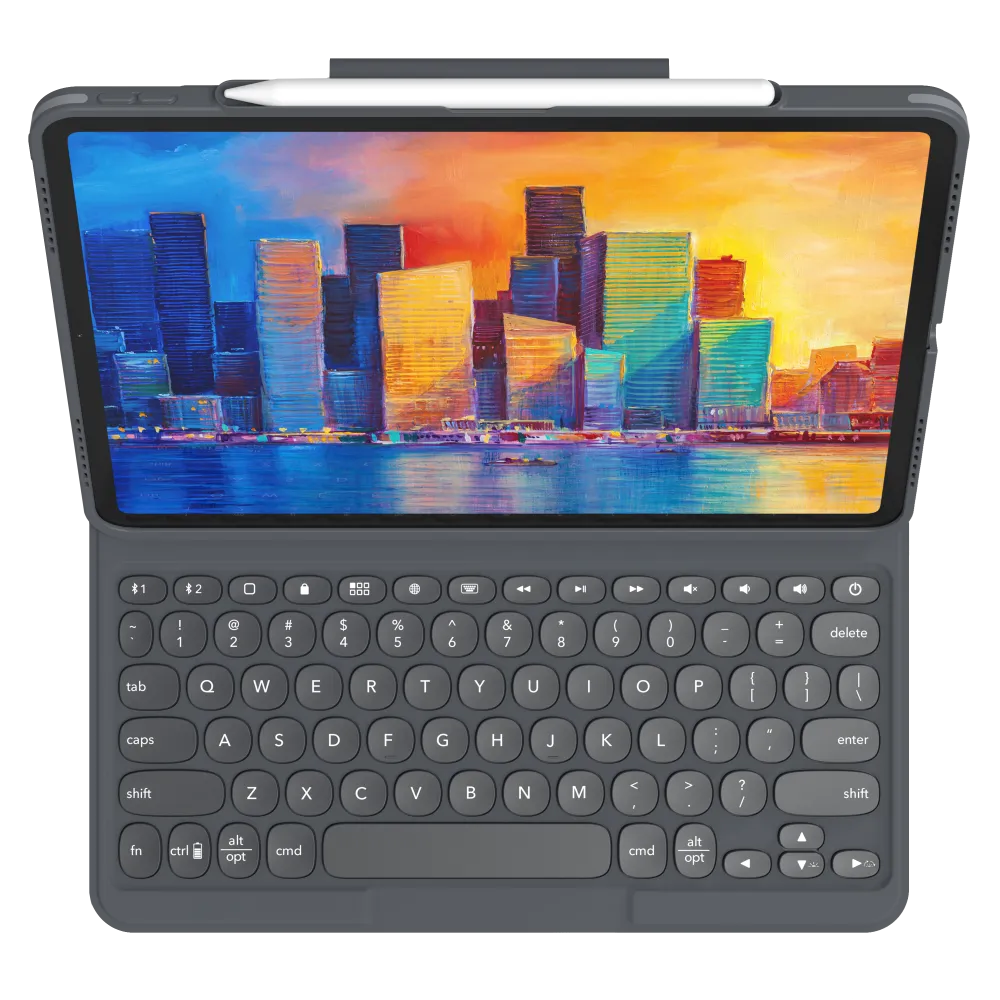 ZAGG Pro Keys Bluetooth Keyboard Case for Apple iPad Pro 12.9 (2021 / 2020 / 2018) by ZAGG